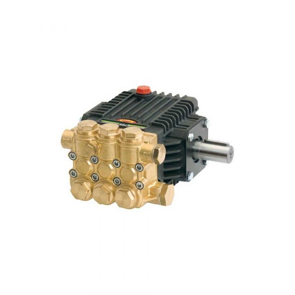 General Pump Pump, Triplex, 3GPM@3000PSI, 1750 RPM, 24mm Solid Shaft